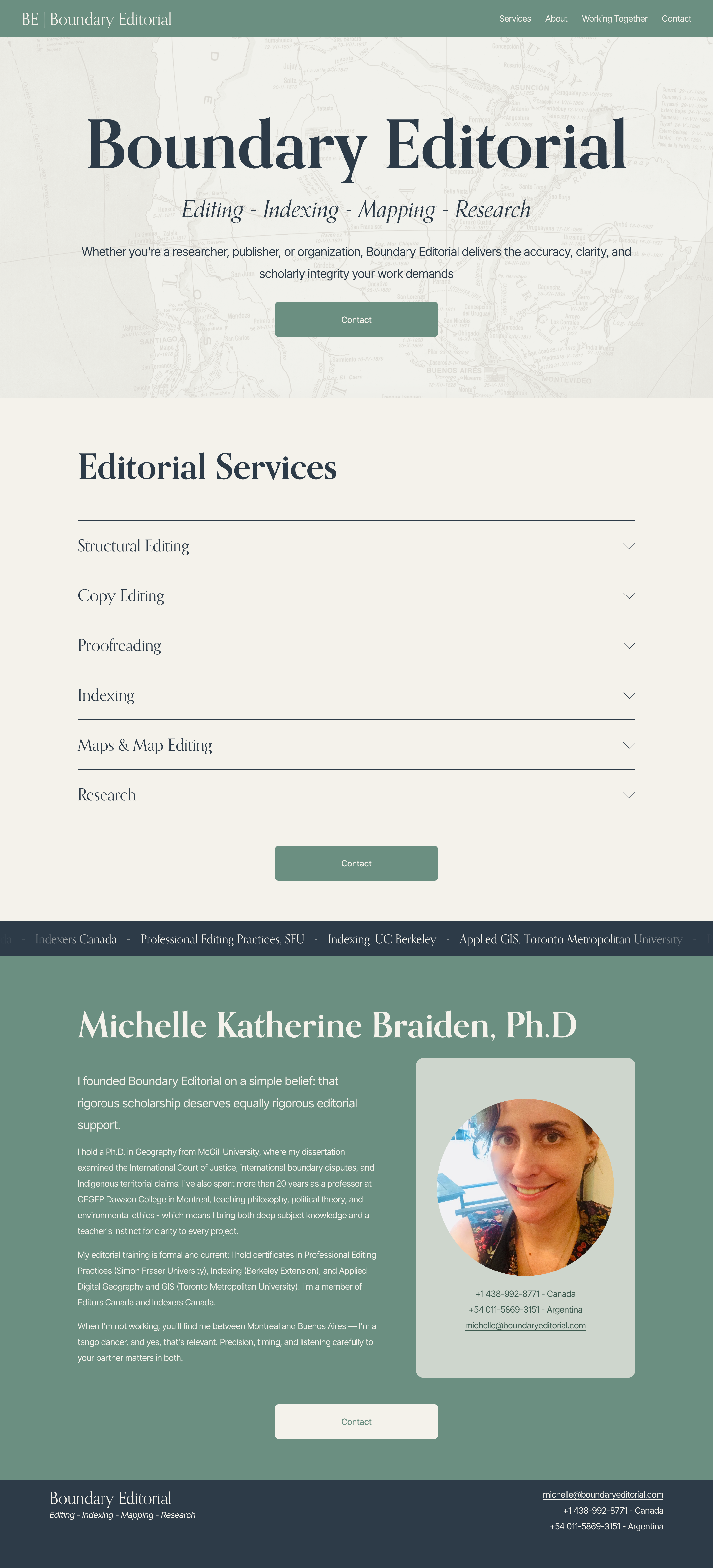 Boundary Editorial full page view