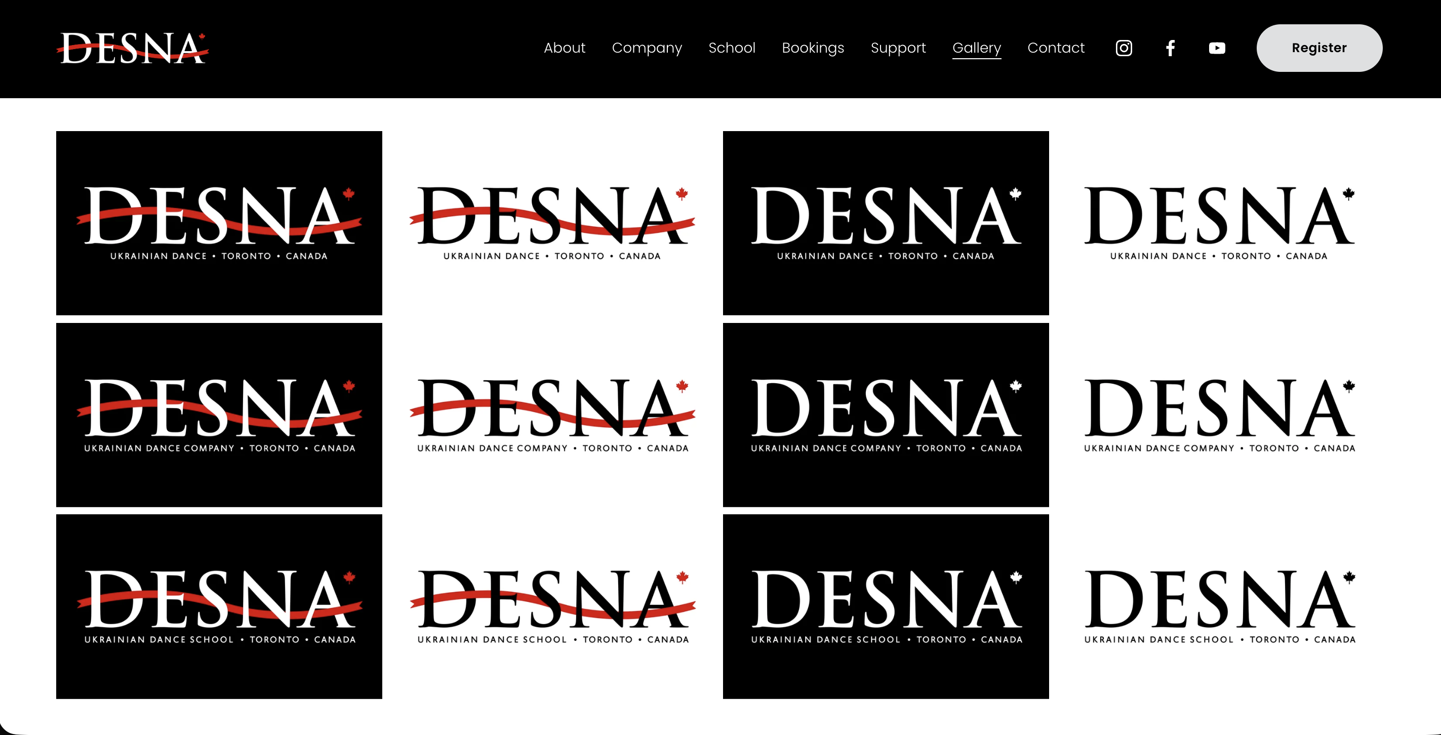 Desna logos page