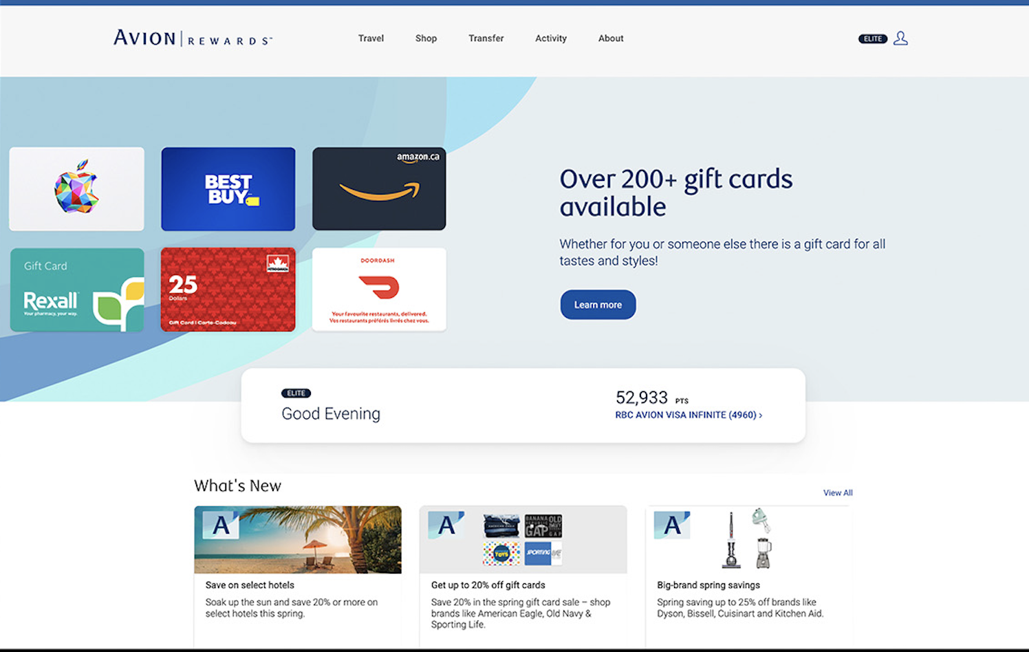 RBC Avion Rewards