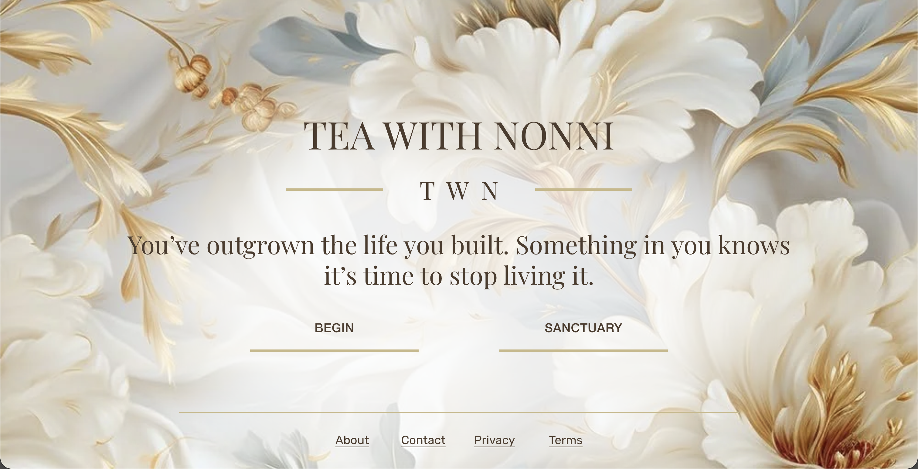 Tea with Nonni website