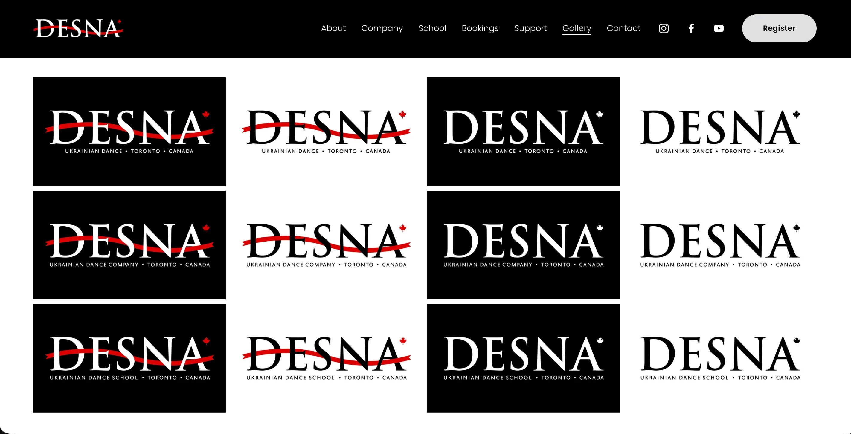 Desna logos page