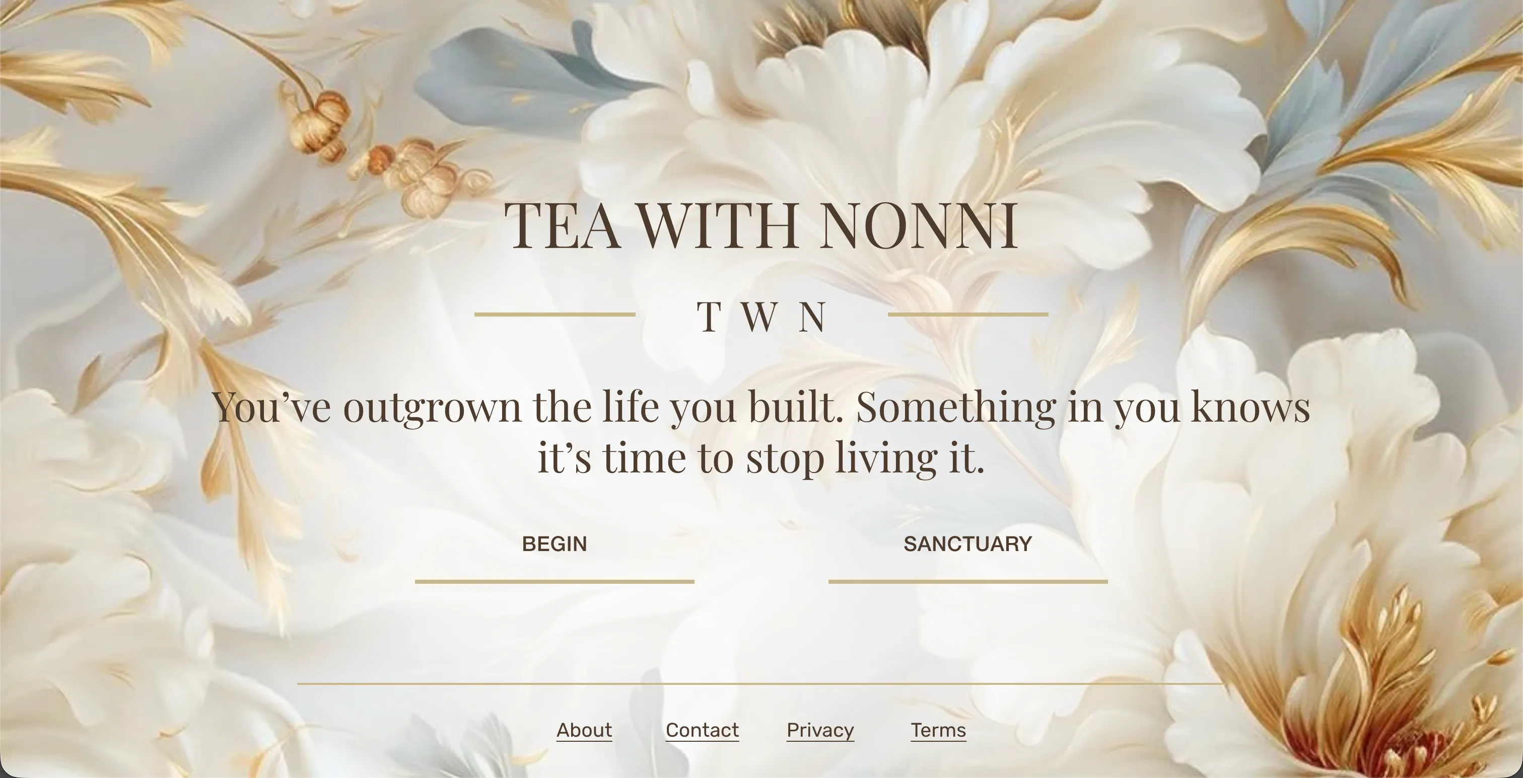 Tea with Nonni website